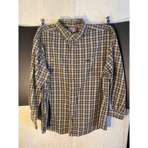 Green/Cream 100% Cotton 2XL Carhartt Flannel